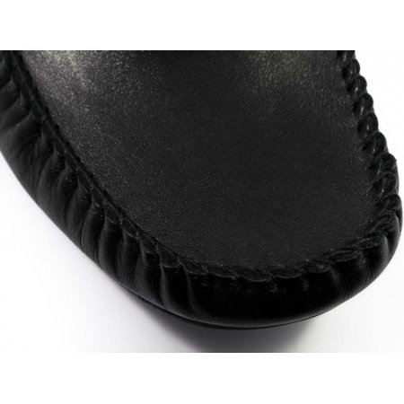 Mokasyny Lavaggio 1564 czarne lico