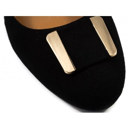 Czółenka Arturo Vicci 026/K9 czarny zamsz 393