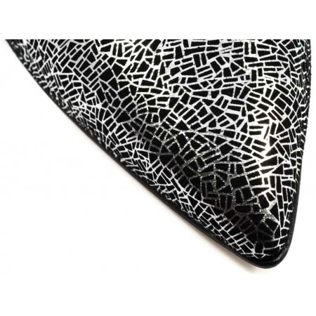 Czółenka Arturo Vicci 3700 Silver Lace 643 - srebrno czarne lico