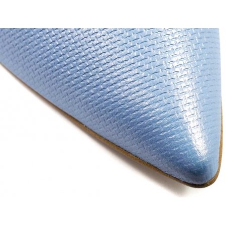 Czółenka Arturo Vicci 4700 Blue Metal 531/Len - błękitne lico