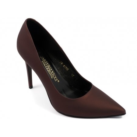 Czółenka Arturo Vicci 4700 Bordo Satyna 633 - bordowe lico