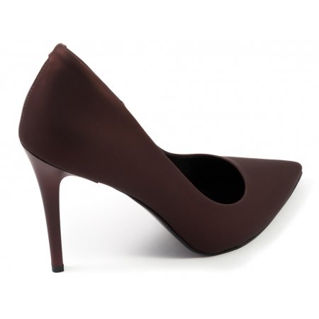 Czółenka Arturo Vicci 4700 Bordo Satyna 633 - bordowe lico