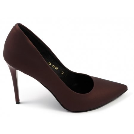 Czółenka Arturo Vicci 4700 Bordo Satyna 633 - bordowe lico
