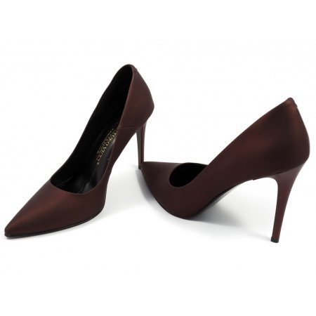 Czółenka Arturo Vicci 4700 Bordo Satyna 633 - bordowe lico