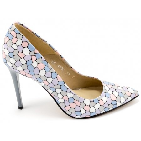 Czółenka Arturo Vicci 4700 multi stone 766 - wielokolorowe lico