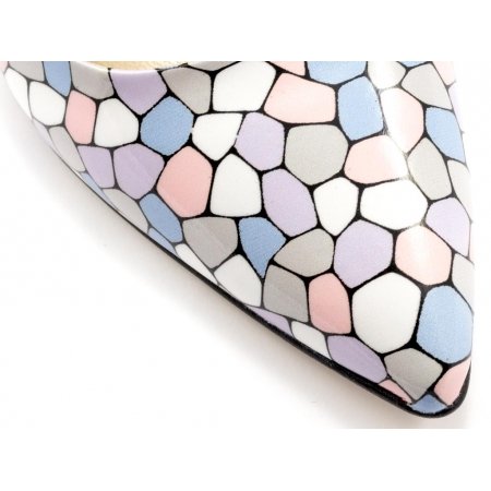 Czółenka Arturo Vicci 4700 multi stone 766 - wielokolorowe lico